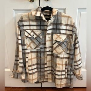 Zara Gently Worn Plaid jacket